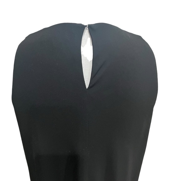 Lauren Ralph Lauren Black Sleeveless Jersey Trapeze Swing Lined‎ Dress -Size 8 - Picture 5 of 15